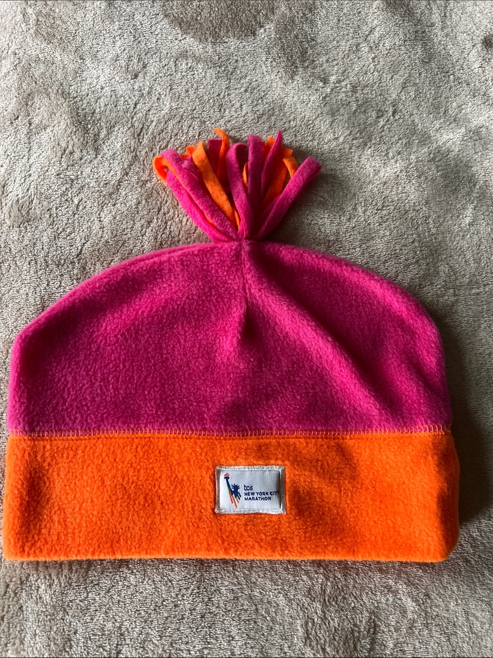 NYC Marathon 2022 starting line beanie